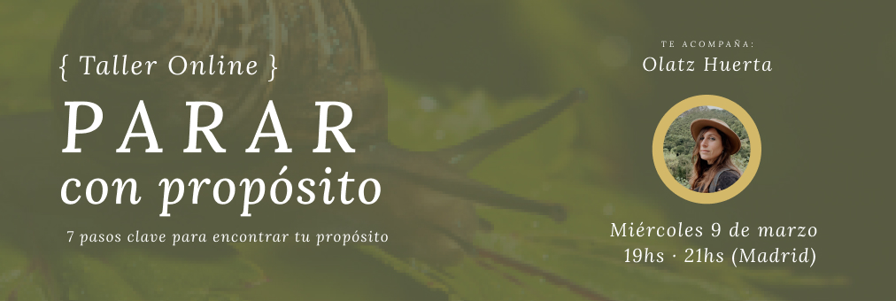{ Taller } · PARAR con Propósito · 7 pasos clave para encontrar tu propósito