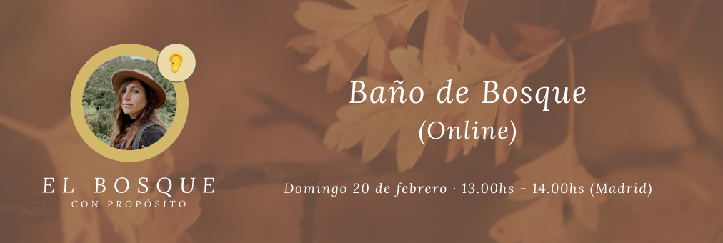{ Zoom Privado } · Baño de Bosque Online